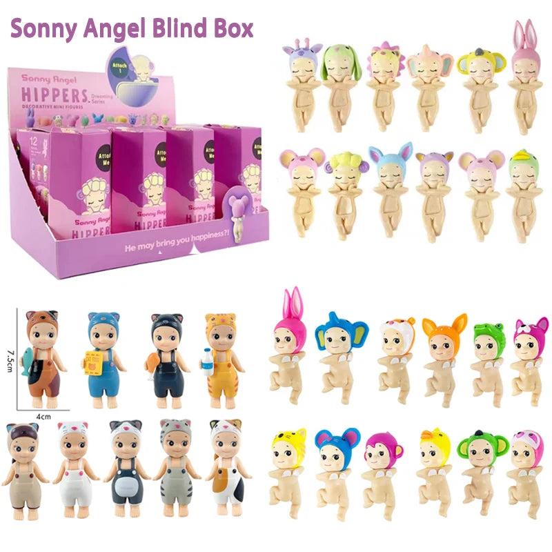 Sonny Angel Collection-caja ciega de la serie Dreaming, Mini figura de Anime, adornos, muñecos para fanáticos de los niños, regalo de cumpleaños y Navidad